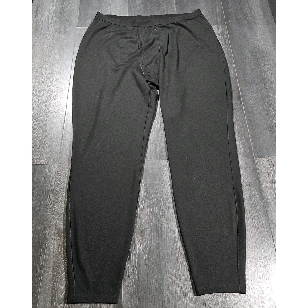 Patagonia‎ Capilene 3 Midweight Baselayer Bottoms Mens 2XL Black Polartec Hiking